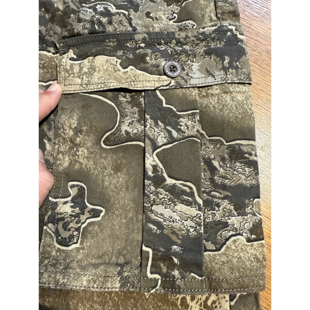 Realtree Escape Camp Cargo Pants Mens 2XL (44x32) Cargo Pockets Hunting Stretch - Picture 4 of 14